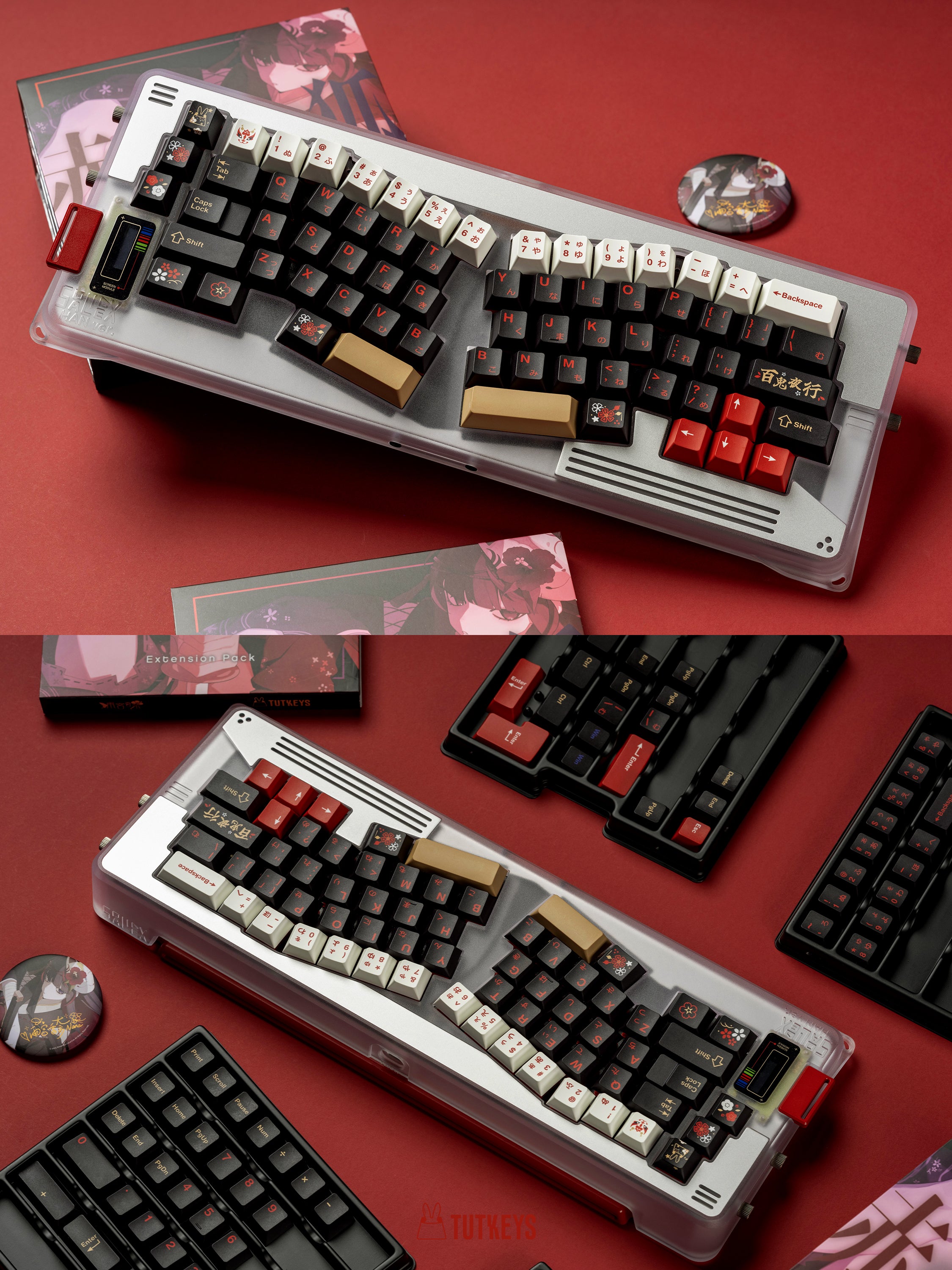 TUTKEYS Red Fox Keycaps